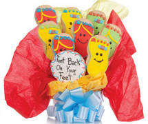 Back on your Feet Cookie Bouquet Back on your Feet Cookie Bouquet