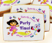 Dora the Explorer Garden Butterflies Cookies Dora the Explorer Garden Butterflies Cookies