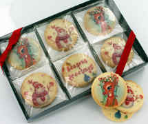 Christmas Cookie with Rudolph