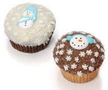 Winter Gourmet Cupcakes - 6 Pack
