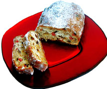 Christmas Stollen Bread is available to order online. Our Holiday Stollen Cake is made from scratch.