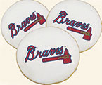 MLB Atlanta Braves Cookies