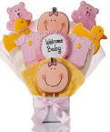 It's A Girl Cookie Bouquet