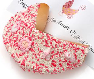Baby Girl Giant Fortune Cookie