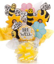 Bee Well Cookie Bouquet Bee Well Cookie Bouquet
