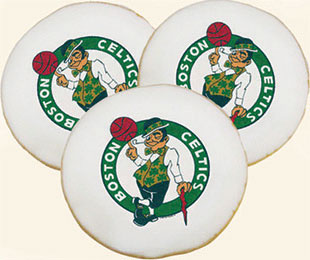 NBA Boston Celtics Cookies