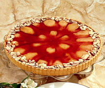 Cabernet Pear Tart