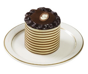 Chocolate Ribbon Mousse Cake