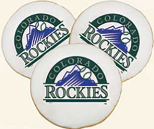 MLB Colorado Rockies Cookies