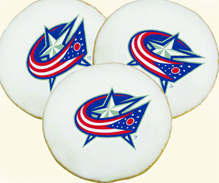 NHL Columbus Blue Jackets Cookies