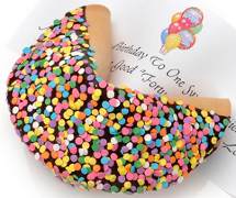 Confetti Giant Fortune Cookie