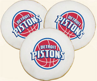 NBA Detroit Pistons Cookies