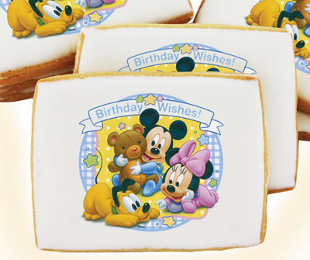 Disney Babies Birthday Wishes Cookies