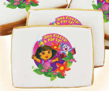 Dora the Explorer Fiesta Flowers Cookies Dora the Explorer Fiesta Flowers Cookies