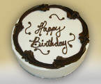 Gluten Free Birthday Cake Black and White