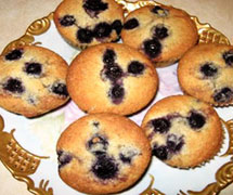 Gluten Free Blueberry Muffins