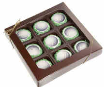 Golf Ball Chocolate Oreos - Box of 9
