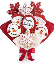 Happy Holidays Cookie Bouquet