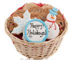 Winter Holidays Cookie Gift Basket