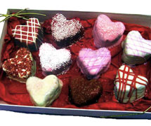 Heart Brownie Bites