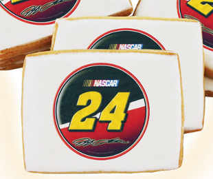 NASCAR Logo Cookie Jeff Gordon #24