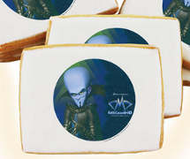 Megamind Bad, Blue, Brilliant Cookies