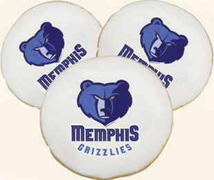 NBA Memphis Grizzlies Cookies