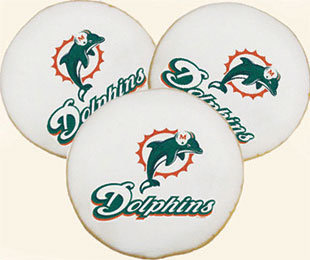 NFL Miami Dolphins Cookies
