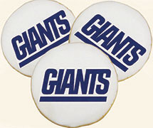 NFL New York Giants Cookies