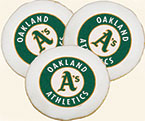 MLB Oakland A's Cookies
