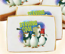 Penguins of Madagascar Staying Cool Cookies