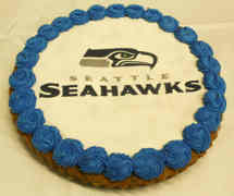 Seahawks Giant Cookie Cake