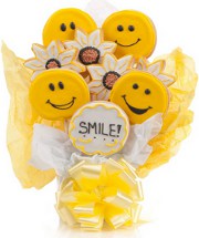 Smile Cookie Bouquet Smile Cookie Bouquet