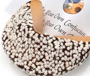 Snowflake Giant Fortune Cookie