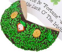 St. Patrick's Day Giant Fortune Cookie