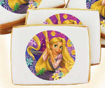 Tangled Rapunzel Cookies
