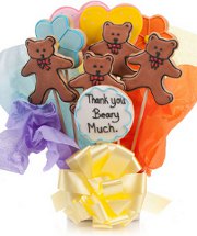 Thank You Beary Much Cookie Bouquet