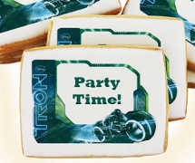 Tron Light Cycle Cookies