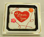 Valentine Brownie Cake