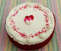 Valentine Red Velvet Cake