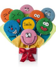 Wacky Faces Cookie Bouquet Wacky Faces Cookie Bouquet
