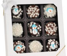 Winter Theme Decorated Oreos - Box of 9