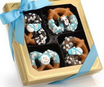 Winter Gourmet Pretzel Twists - Box of 12
