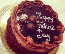 Father's Day Chocolate Truffle Cake