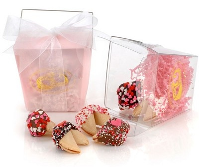 Romantic Fortune Cookies - Take Out Pail of 6