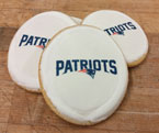 new england patriots logo cookies nfl